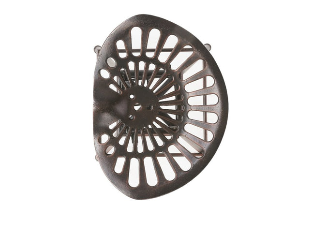 Bronze Iron Backless Adjustable Height Swivel Bar Chair