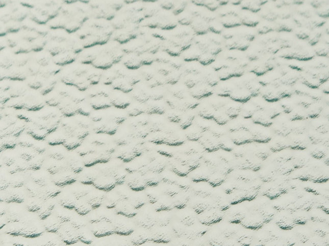 40" Black Glass and Solid Wood Round Sled Coffee Table