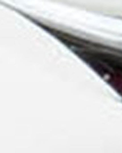 Set of Two Silver And White Glass Trees Tabletop Sculpture