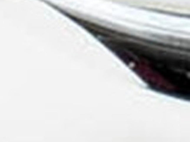 Set of Two Silver And White Glass Trees Tabletop Sculpture