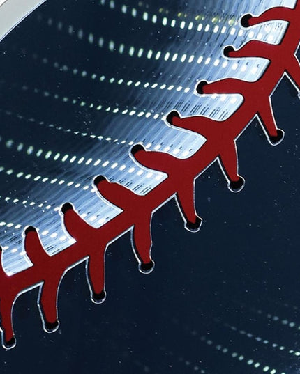 16" Red And White Acrylic Baseball Tabletop Sign with LED