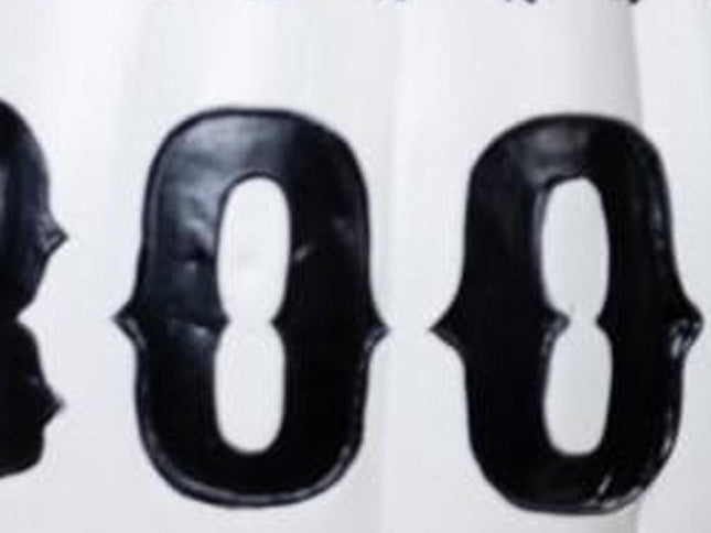 Set of Two White And Black Polyresin Tabletop Sculpture