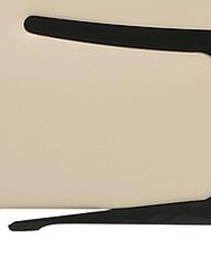 Beige Italian Leather Power Reclining U Shaped Eight Piece Corner Sectional With Console