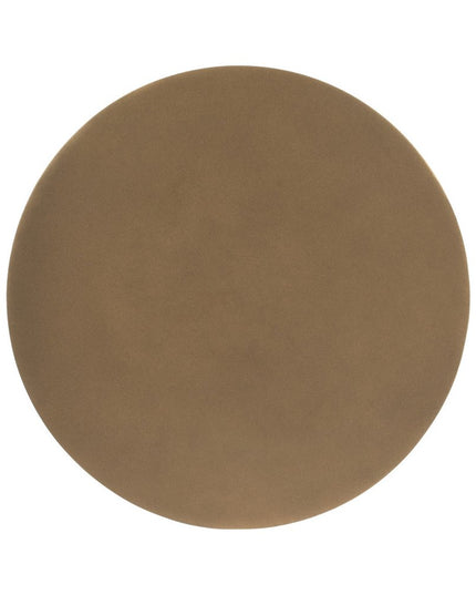 19" Bronze Aluminum Round Drink Size Pedestal End Table