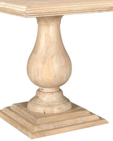 11 Piece Beige Solid Wood Dining Set with 10