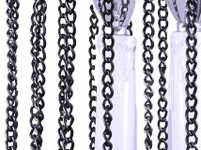 Black And Natural Wood and Metal Cylinder Three Light Dimmable Chandelier