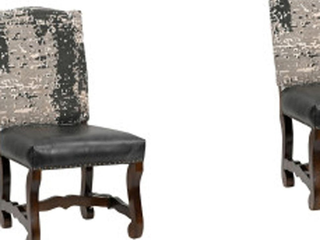 11 Piece Brown Solid Wood Dining Set with 10