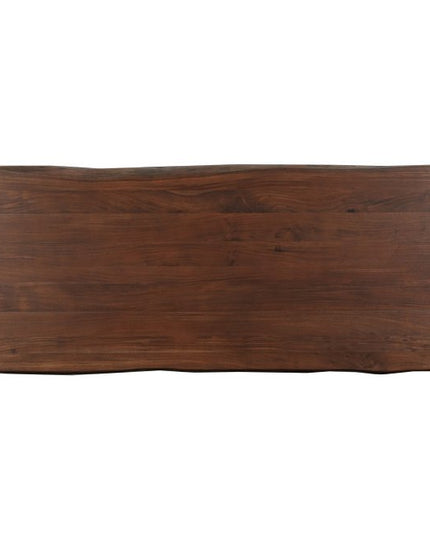 13 Piece Brown Solid Wood Dining Set with 12