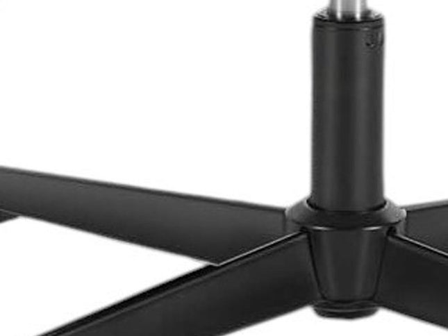 19" Black Tufted Swivel Lounge Chair