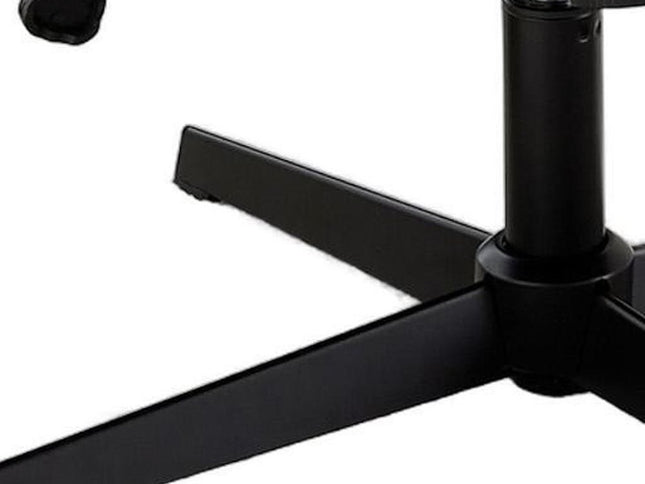 19" Black Tufted Swivel Lounge Chair