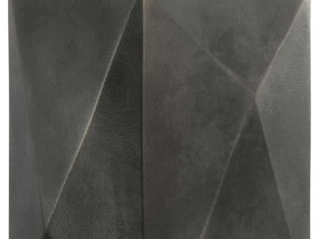 18" Graphite Aluminum Square End Table