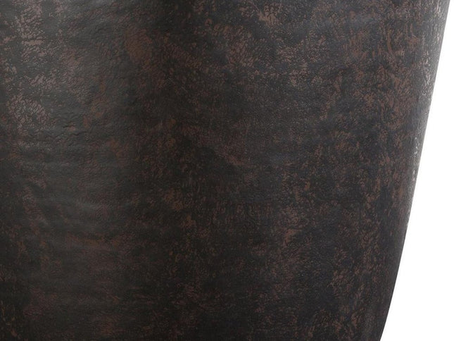 22" Bronze Metal Round End Table