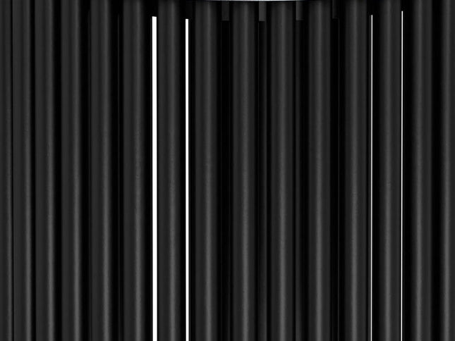 21" Black Marble Round End Table