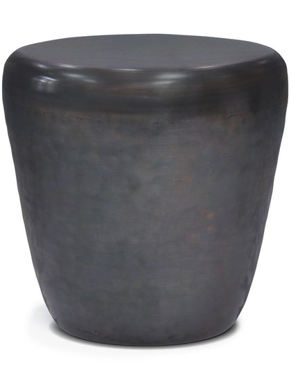 22" Copper Metal Round End Table