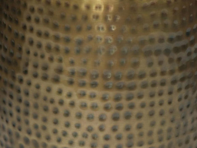 21" Gold Metal Round End Table