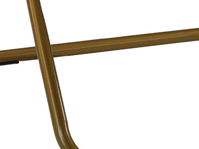 26" Brown Tufted Lounge Chair