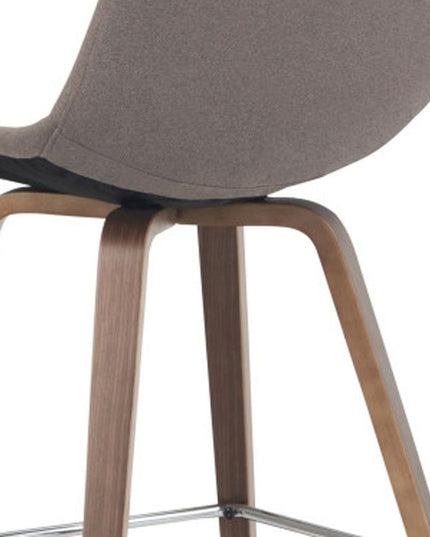 28" Green Wood Backless Counter Height Bar Chair