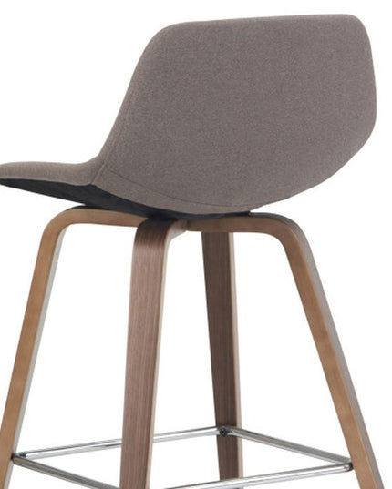 28" Green Wood Backless Counter Height Bar Chair