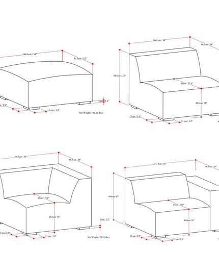 116" Sienna Leather Sofa With Ottoman With Brown Legs
