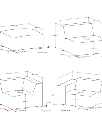 116" Sienna Leather Sofa With Ottoman With Brown Legs