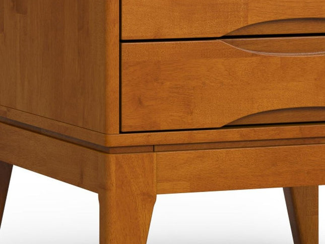 20" Brown Wood Square End Table