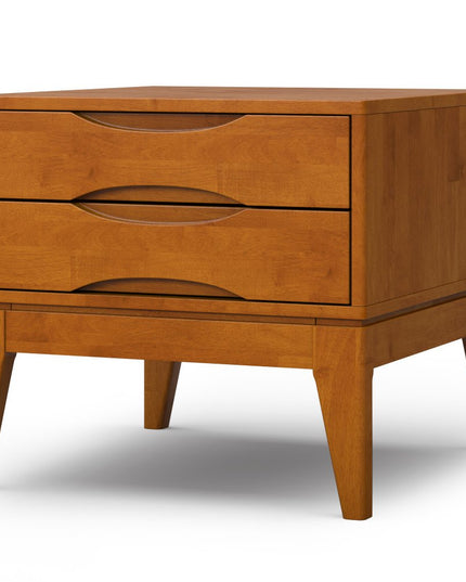 20" Brown Wood Square End Table