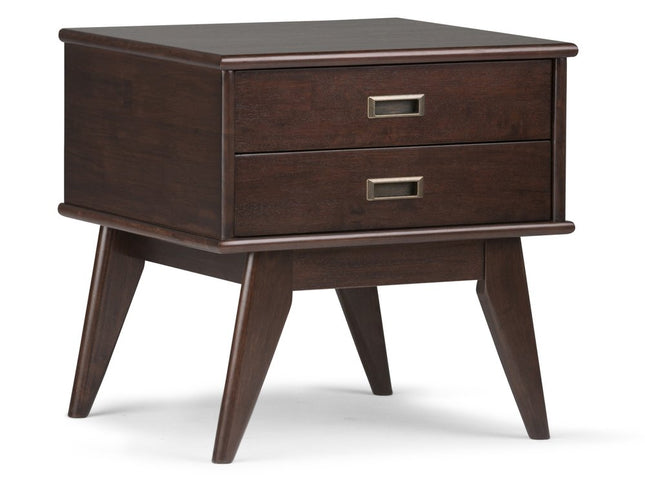 22" Brown Wood End Table