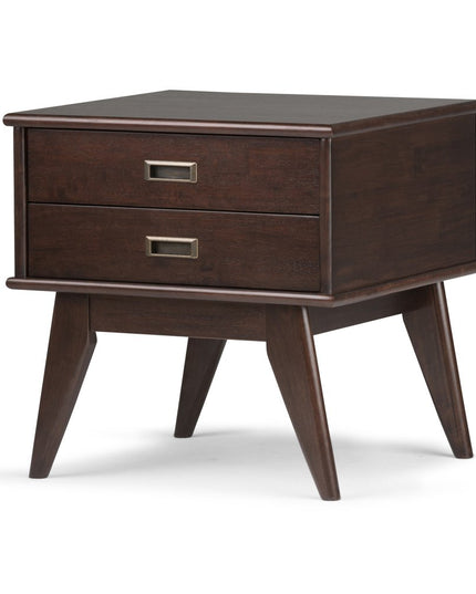 22" Brown Wood End Table