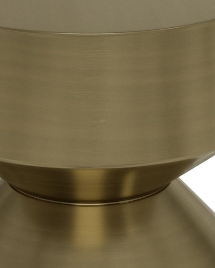 20" Black Iron Round End Table