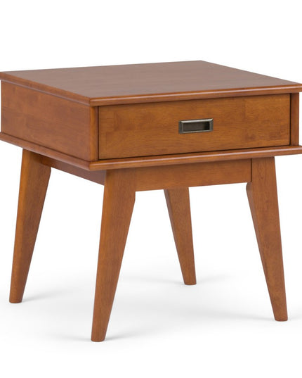 22" Brown Wood End Table