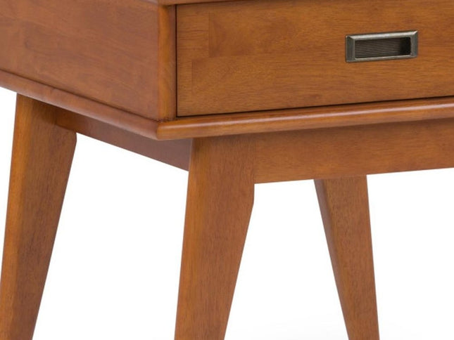 22" Brown Wood End Table