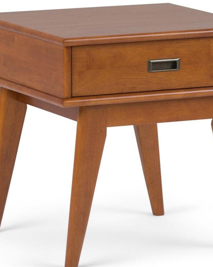 22" Brown Wood End Table