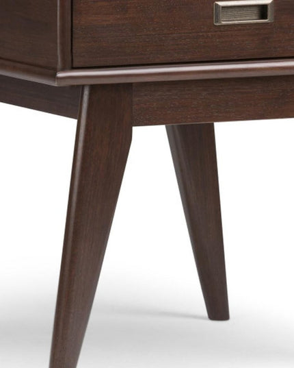 22" Brown Wood End Table