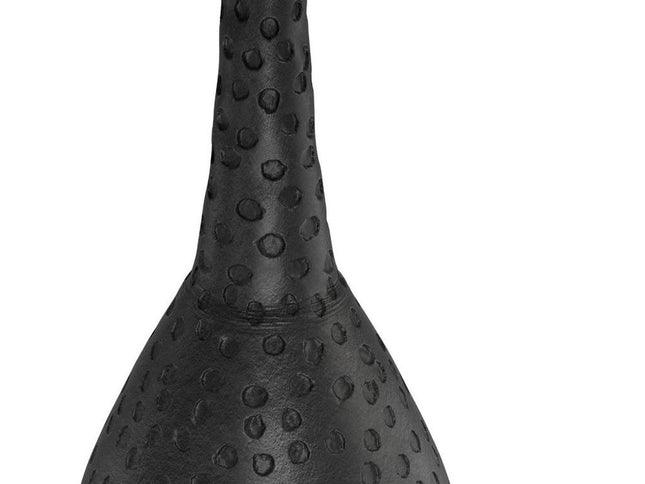 20" Black Marble Round End Table