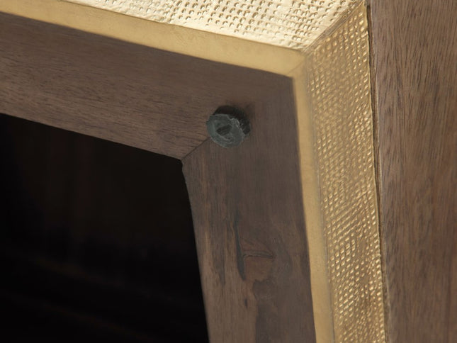 19" Dark Brown Solid Wood Square End Table