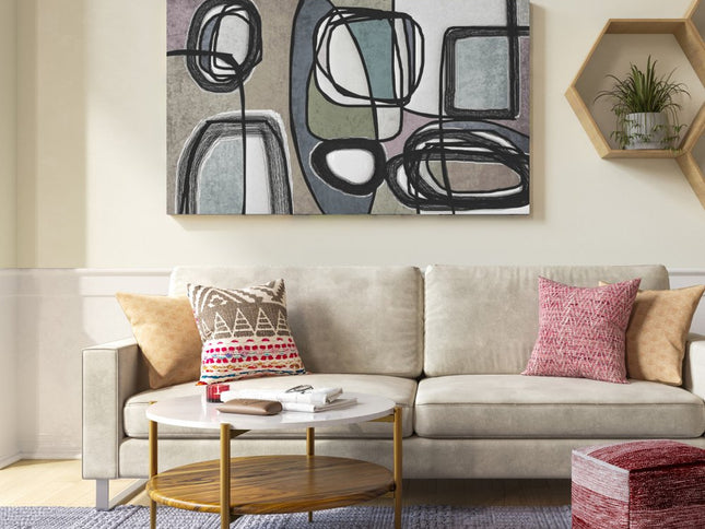 17" White Solid Wood Round End Table