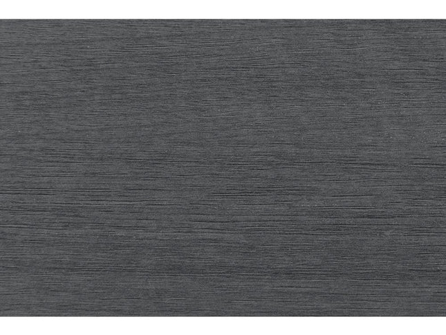 23" Black And Gray Wood Square Two Drawer Nightstand