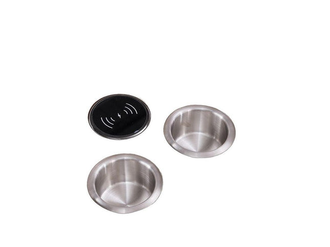 Beige Leather Modular L Shaped Seven Piece Corner Sectional With Console