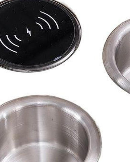 Beige Leather Modular L Shaped Seven Piece Corner Sectional With Console