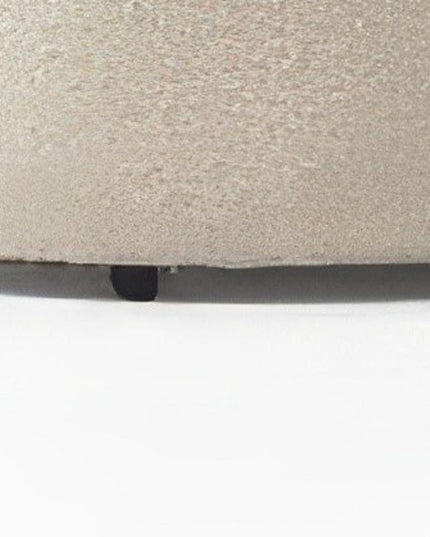 Ivory Boucle Modular Curved Two Piece Sofa and Chaise Sectional With Toss Pillows