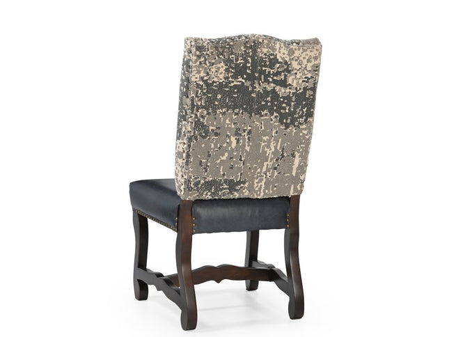 Five Piece Brown Round Solid Wood Dining Set with Four Chairs