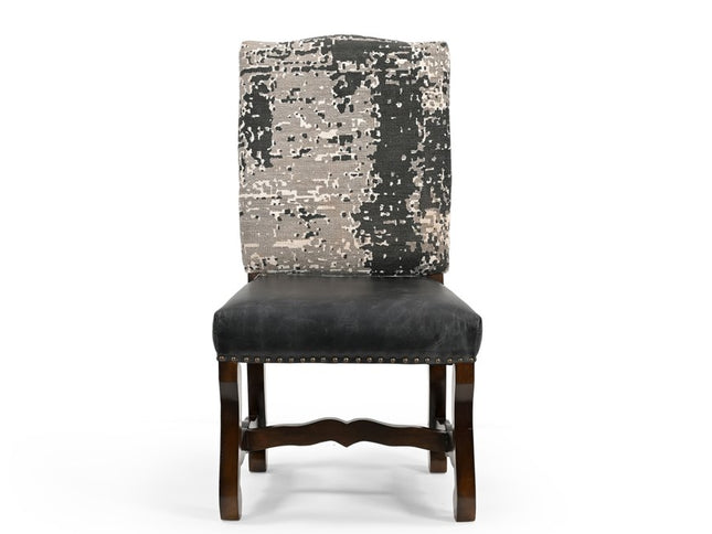 Five Piece Brown Round Solid Wood Dining Set with Four Chairs