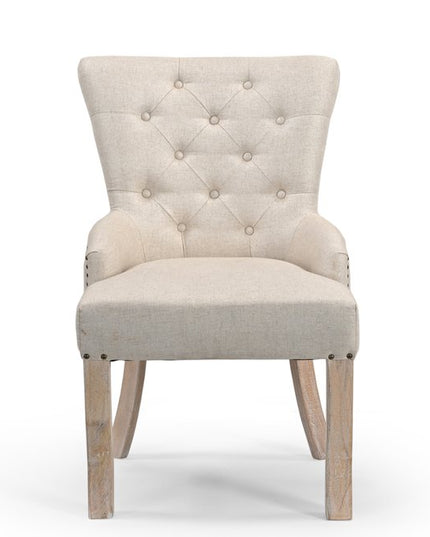 Five Piece Brown Round Solid Wood Dining Set with Four Chairs