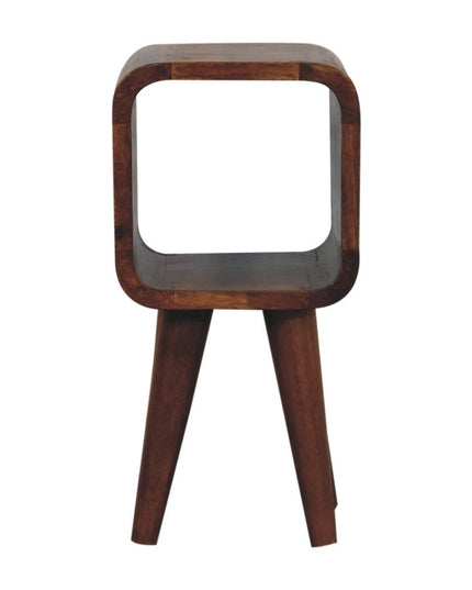 16" Chestnut Solid Wood Square Nightstand