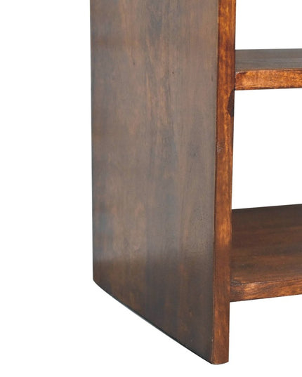 24" Chestnut Solid Wood One Drawer Nightstand