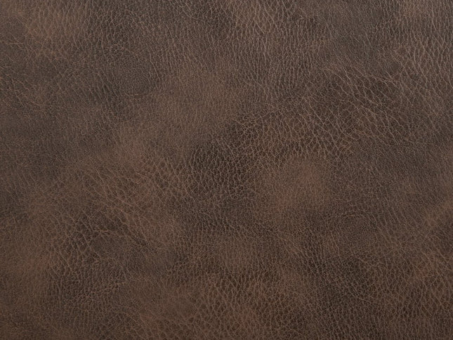 30" Ivory Brown And Black Boucle Faux Leather And Steel Bar Height Swivel Bar Chair