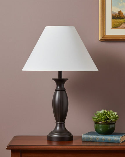 Off White Linen Plain Empire Lamp Shade