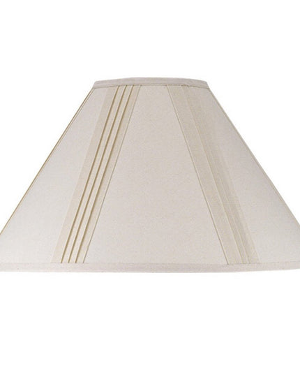 Off White Linen Pleated Empire Lamp Shade