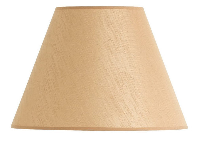 Golden Brown Linen Plain Empire Lamp Shade