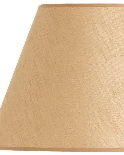 Golden Brown Linen Plain Empire Lamp Shade